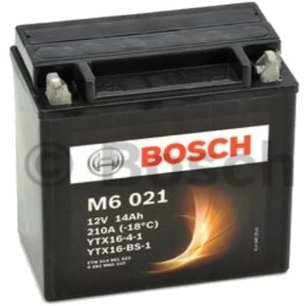 Аккумулятор BOSCH M6 021 AGM YTX16-BS-1 220A 14Ah "+ -"