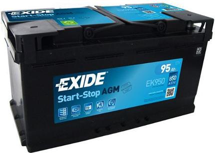 Аккумулятор EXIDE Micro-Hybrid AGM EК950 95Ah -/+